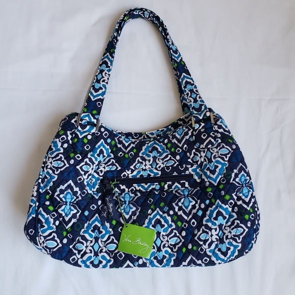 Vera Bradley Handbags - NWT Vera Bradley Emily Satchel in Ink Blue